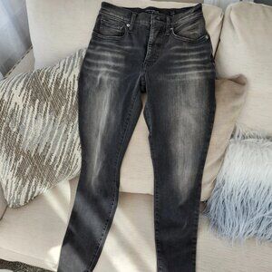 Lucky Brand Womens Jeans Sz 6 Bridgette High-Rise Skinny Black 6/28 Ankle